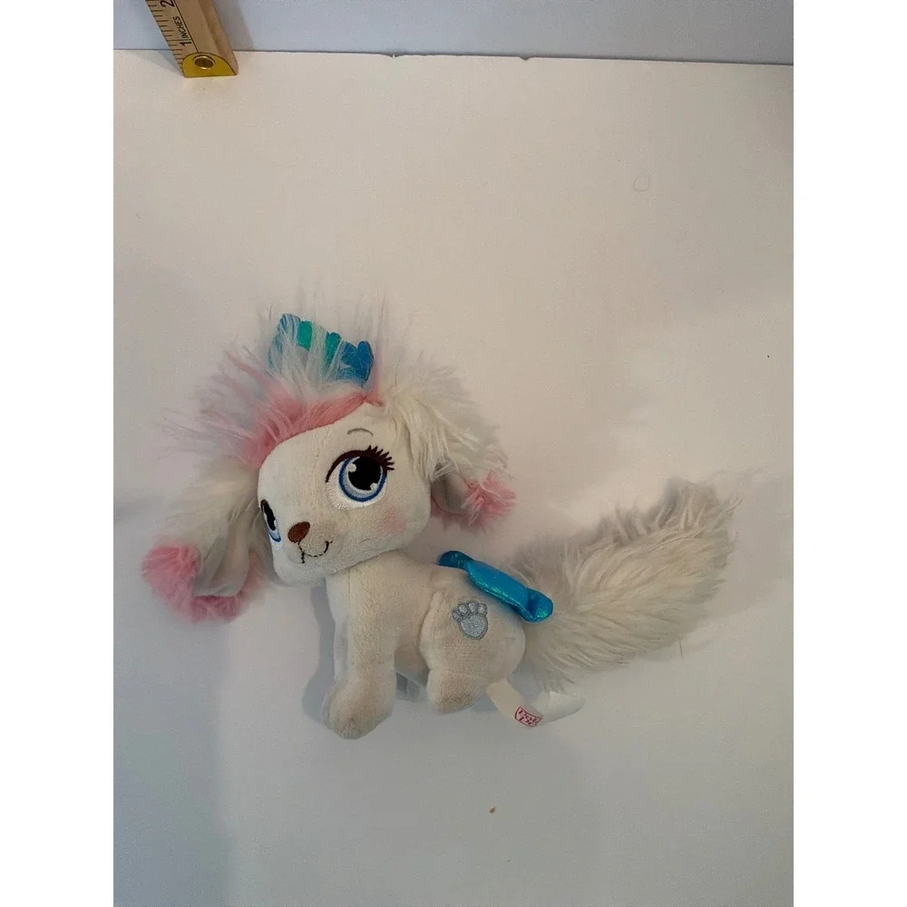 Disney Palace Pets Plush Toy White Dog Princess pumpkin‎ Cute